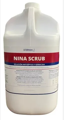 NINA SCRUB GALON (GLUCONATO DE CLORHEXIDINA AL 4%) 3.78 LITROS