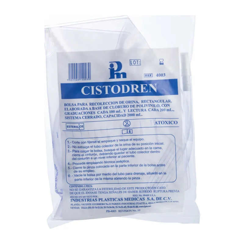 Bolsa Cistodren Adulto 2 Litros P/cama (cat 4003)