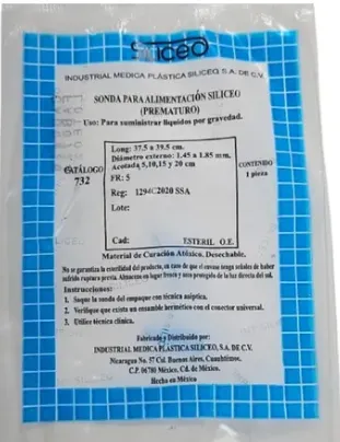 [IM3009] Sonda Para Alimentacion 5 Fr (732)