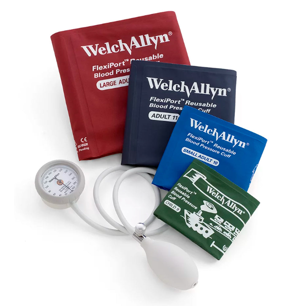 [WADS44-MC] Esfigmomanometro Aneroide Durashock Multicuff C/4 Brazaletes 12 11 10 9