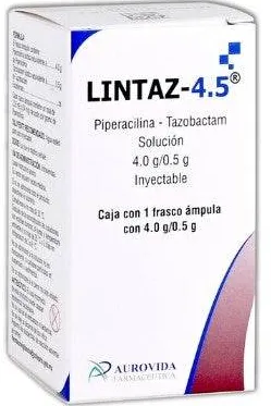LINTAZ-4.5 PIPERACILINA /TAZOBACTAN 4.0 G. /.5 G. FCO. AMP.