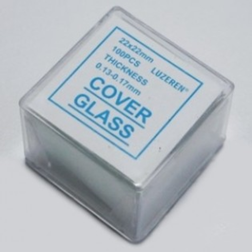CUBREOBJETOS PARA MICROSCOPIO 22X22MM 100PIEZAS MARCA BUENA: LUZEREN