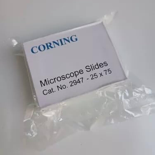 LAMINA PORTAOBJETOS Caja con 50 PZ CORNING