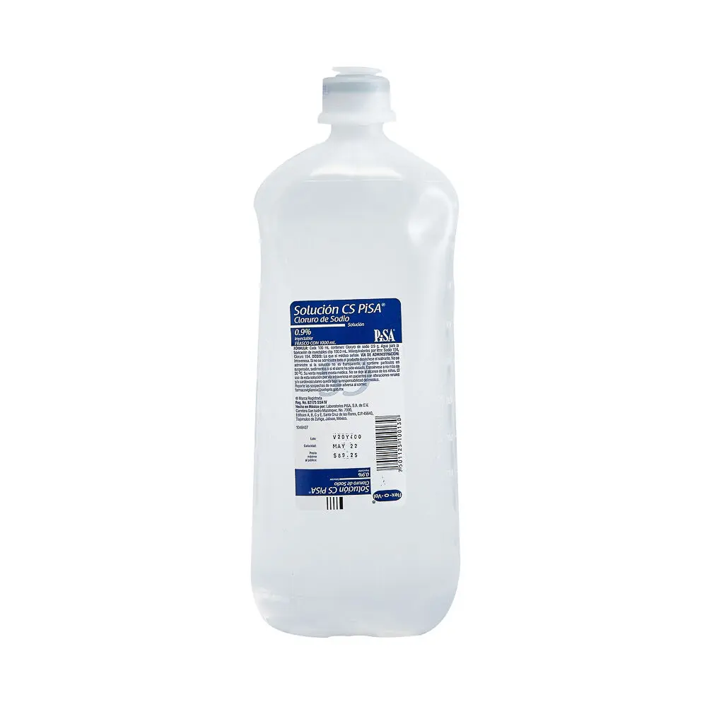[CS1000-PISA] SOLUCIÓN CS PISA 0.9% 1000 ML CLORURO DE SODIO