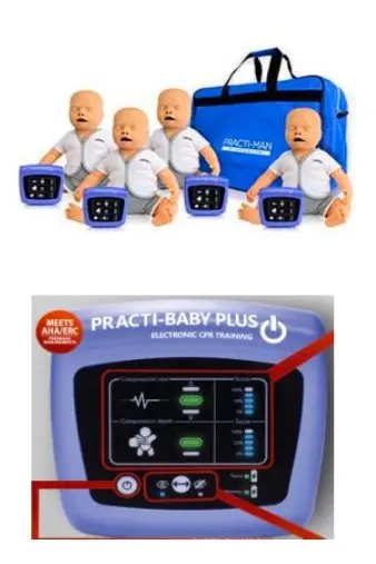 Multipack 4 Practi-Baby Plus Simulador RCP Electronico