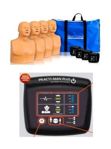 Multipack 4 PRACTI-Man Plus Simulador RCP Electronico