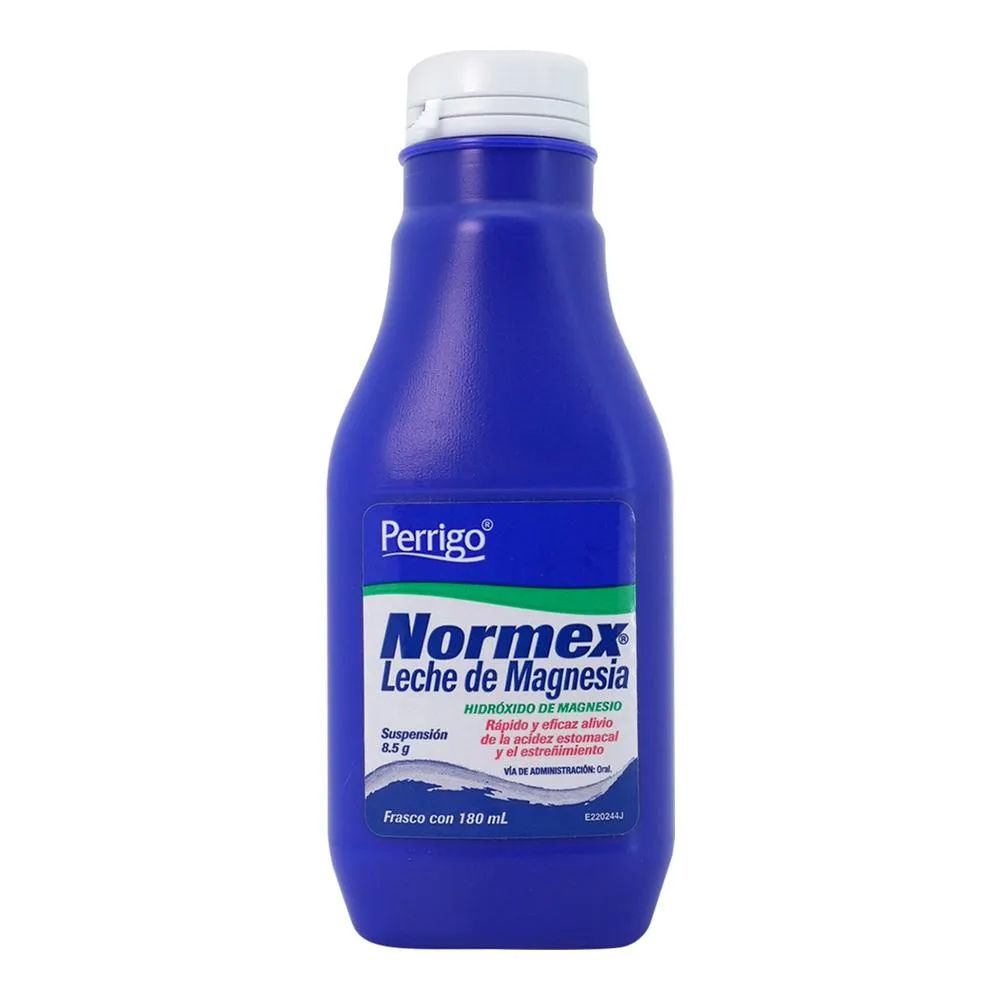 Leche Magnesia Normex Suspensión 180 Ml