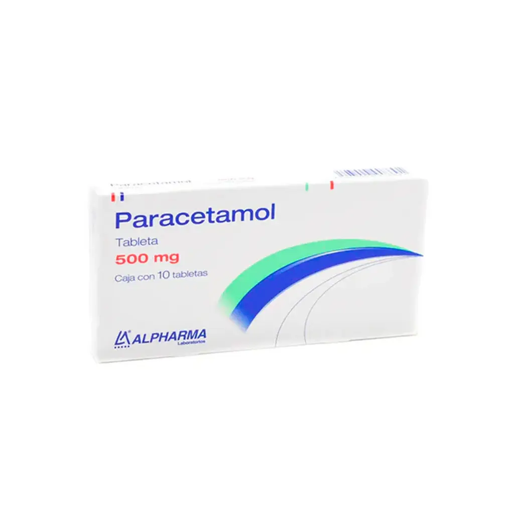 Paracetamol 500 Mg 10 Tabletas Genérico Alpharma