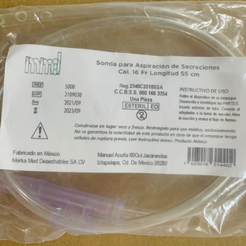 SONDA ASPIRACION SECRECIONES MARCA: MMD