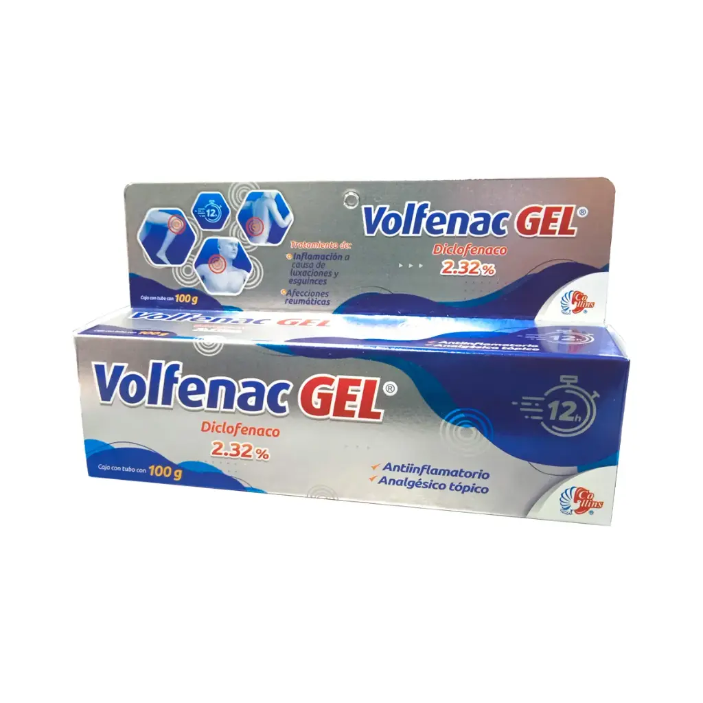 Volfenac Gel Collins Diclofenaco 2.32% Tubo Con 100 g