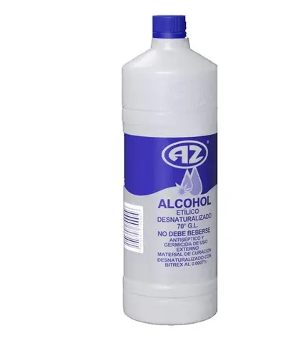 [7501607702005] Alcohol Etilico Desnaturalizado 70° GL 1 LT AZ