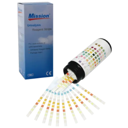 [U031-101] Tiras para uroanálisis de 10 parámetros (LEU/NIT/URO/PRO/pH/ BLO/SG/KET/BIL/GLU) - Mission