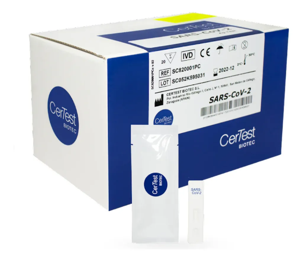 Prueba para Covid SARS-CoV-2 Ag - CerTest c/20