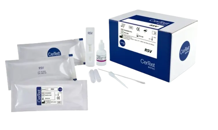 Influenza A y B + RSV + Adeno Resp. - CerTest