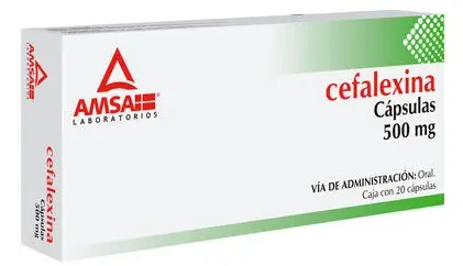Cefalexina 500 Mg 20 Capsulas