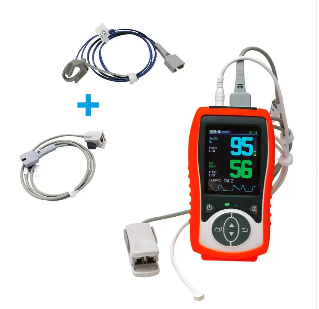 [KITF380H] Kit de Oxímetro de pulso Palm con sensores de oximetría neonatal, pediátrico y adulto incluidos de uso humano