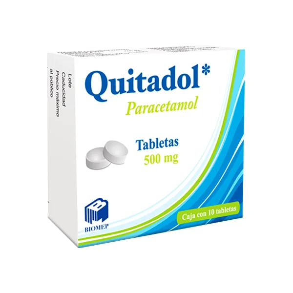 Quitadol Paracetamol 500 Mg Oral Caja C/10