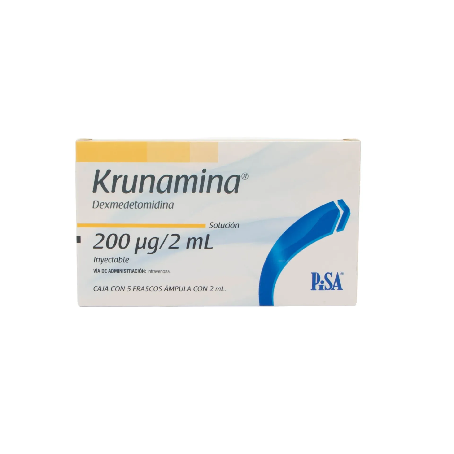 Dexmedetomidina 200mg/2ml Sol Iny C/5 Am PISA Krunamina
