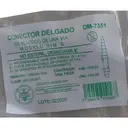 [DM-7351] Conector Delgado Una Vía Plástico