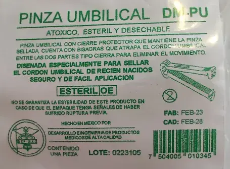 [DM-PU] Pinza Umbilical