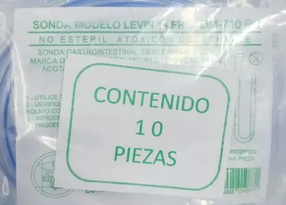 Sonda Nasogástrica Levin 14Fr Radiopaca