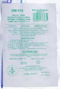 [DM-610] Bolsa Recolectora De Orina Sistema Cerrado 2L (cistoflo)
