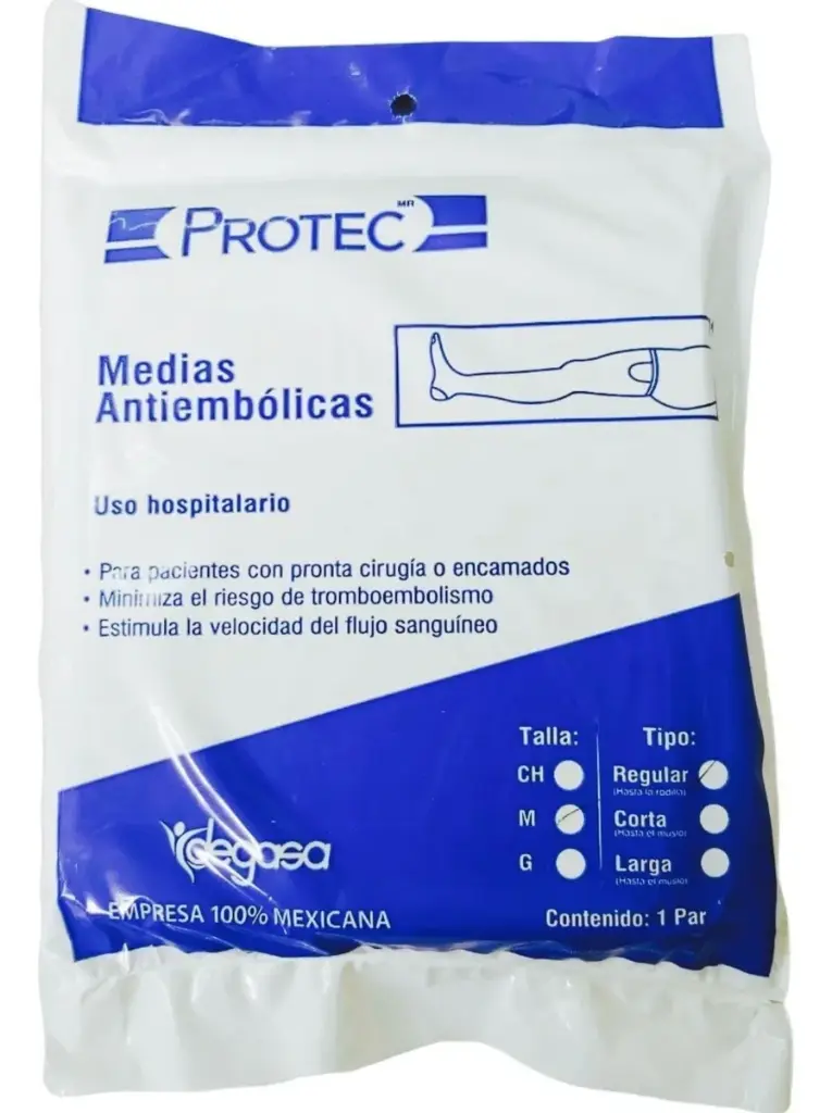 Medias Antiembolicas Chica Larga Protec