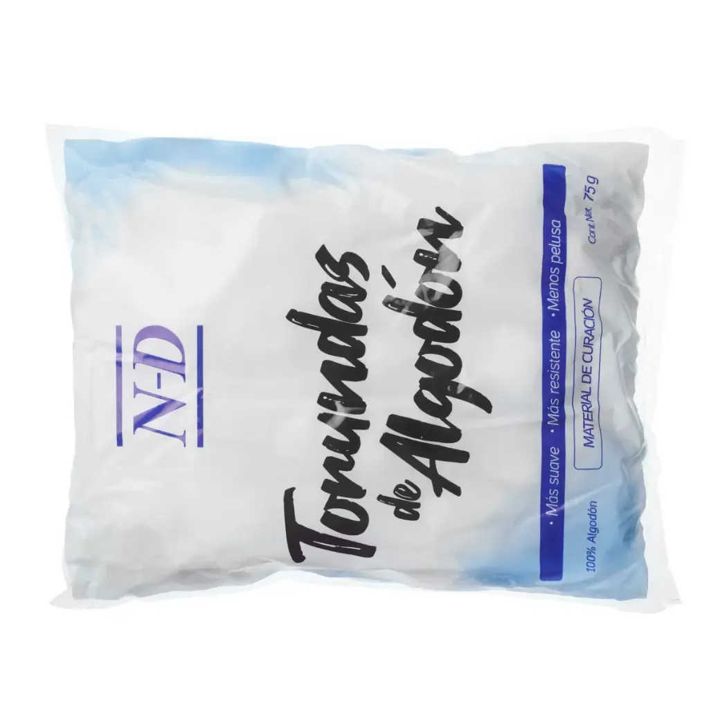 Algodón Torunda Bolsa 75gr