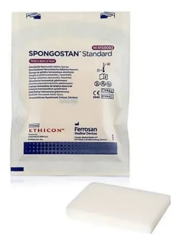 [MS0002] Spongostant std 7 x 5 x 1 cm 8 (Gelfoam)
