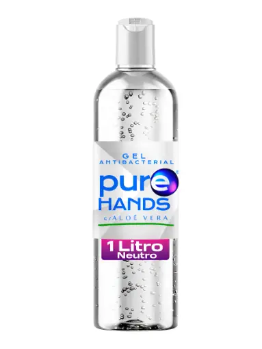 Gel Antibacterial Purehands 1l Aloe Vera Con Dosificador