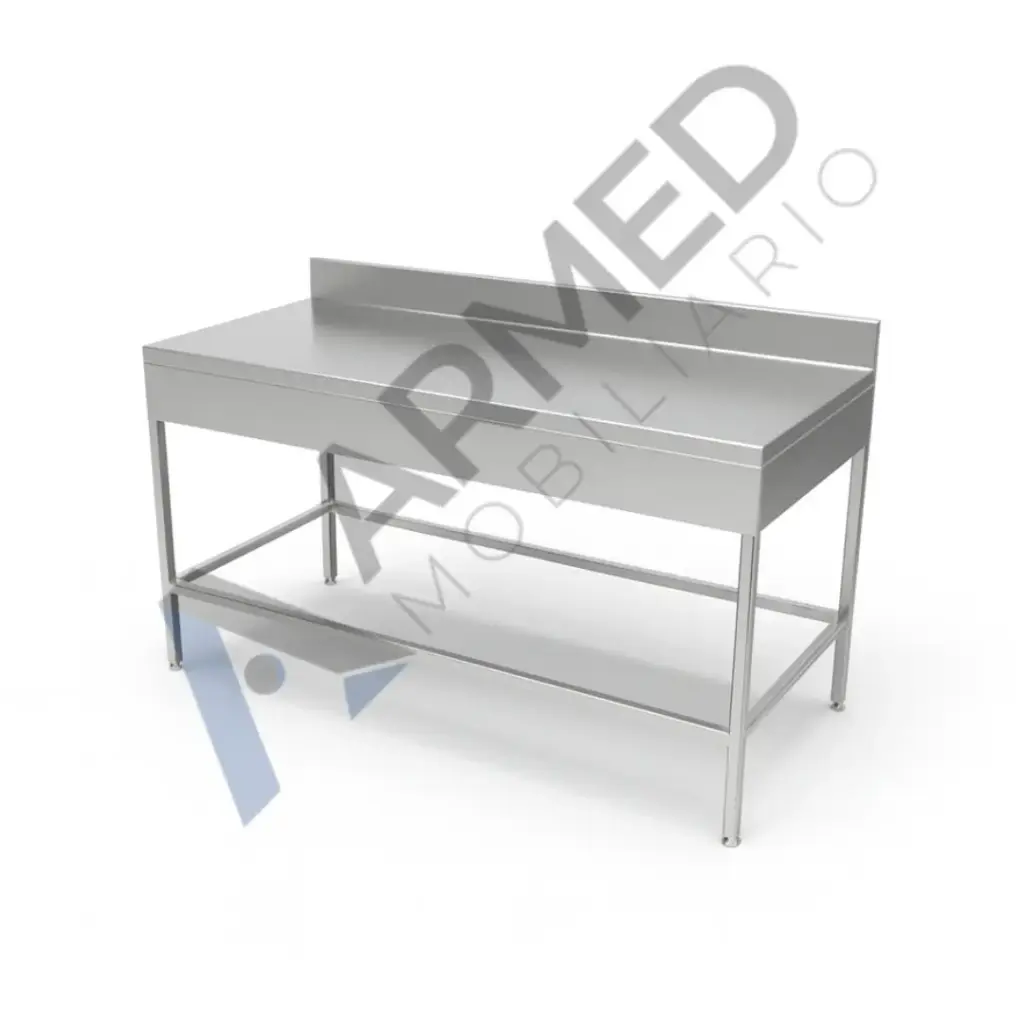 [AM-MAR-180] MESA ALTA DE 1,80 CON RESPALDO