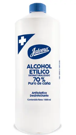 ALCOHOL DESNATURALIZADO 70°, 1 LT