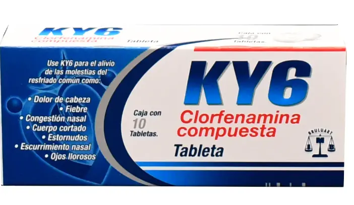 KY6 Clorfenamina Compuesta Tab 10