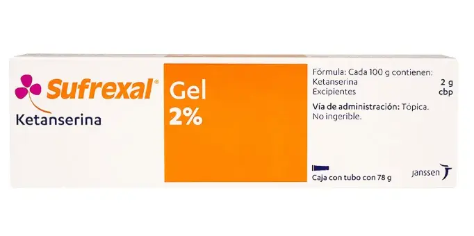 Sufrexalgel 2% Tubo 78g Ketanserina 2 GRS