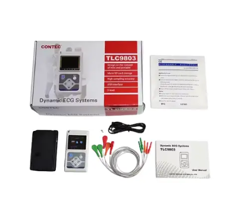 Holter ECG de 3 canales CONTEC TLC 9803
