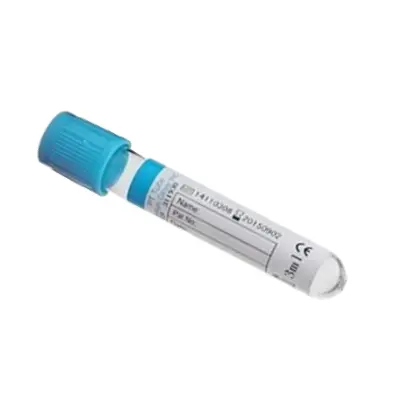 [CY-106SC] Tubo al vacío con Citrato de Sodio 3.2% (Tubo PT) 13×75 mm 4 ml C/100