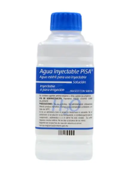 Agua Inyectable Estéril Irrigación 500ml PISA