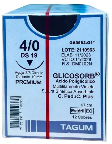 Ac. Poliglicolico Prem 4-0 DS19 67CM