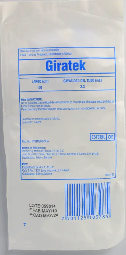 Llave de Tres Vias Pisa sin extension - Giratek