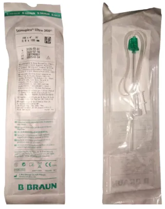 [4892510-04] 4892510-04 STIMUPLEX® ULTRA 360® para neuroestimulación 20G x 100mm
