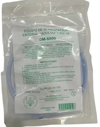 [dm-5800] equipo de alimentacion enteral adulto dipmac 1500ml