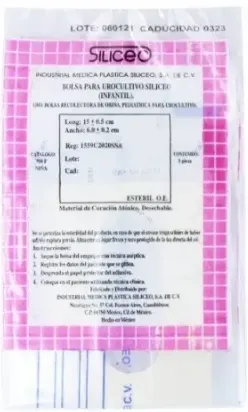 Bolsa para Urocultivo siliceo 700f infantil Niña