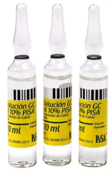 GLUCONATO DE CALCIO 10 % 10 ML PISA AMPULA
