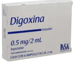 Digoxina 0.5 Mg/2Ml C/6 Amp Pisa