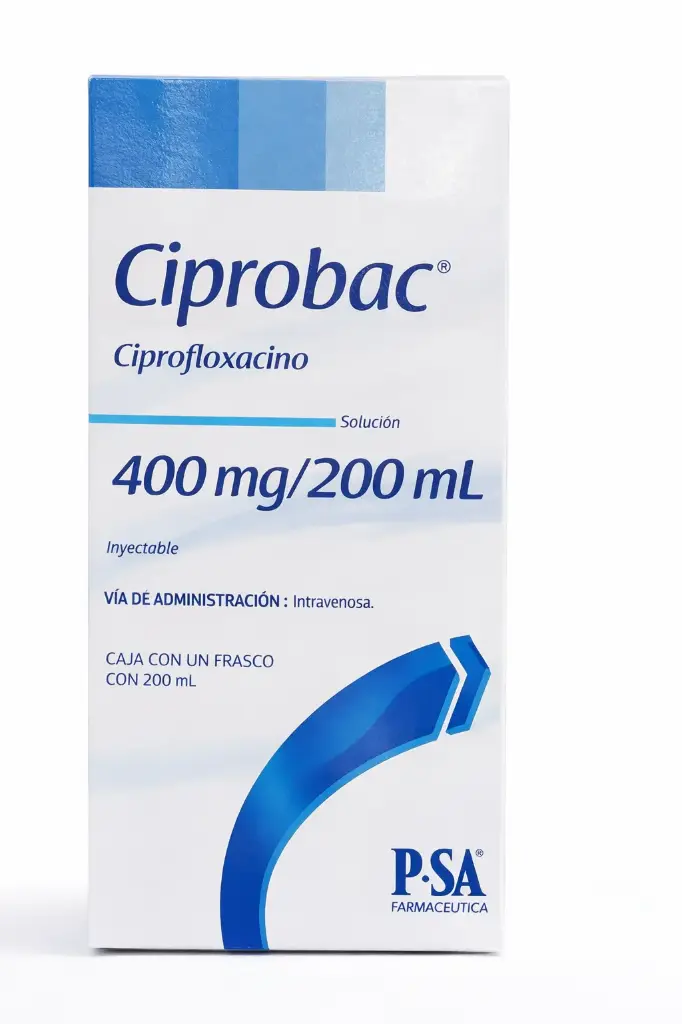 [7501125106132] Ciprobac 400 Mg Solución Inyectable 200 Ml Ciprofloxacino