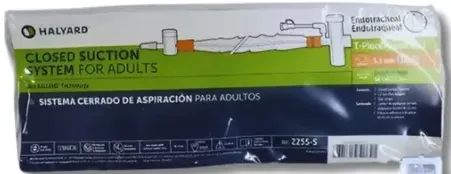 SISTEMA CERRADO DE ASPIRACION PARA ADULTOS ENDOTRAQUEAL 16 FR HALYARD