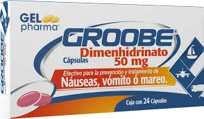 Groobe 24 Caps 50 Mg Dimenhidrinato