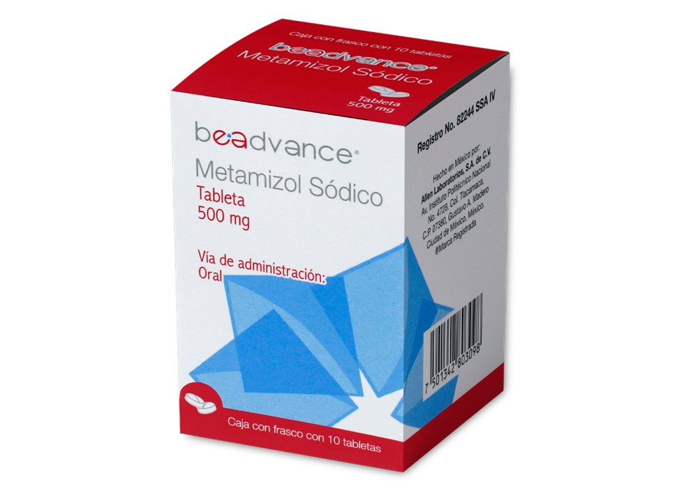 [BEA297] Metamizol Sodico 10 Tab 500 Mg