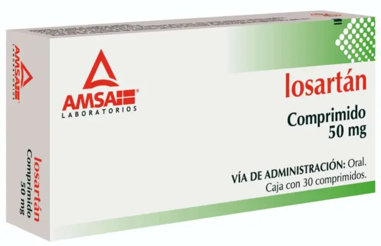 Losartan 50 Mg 30 Comprimidos