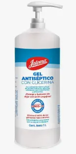 JALOMA GEL ANTIBACTERIAL ANTISÉPTICO CON GLICERINA, DOSIFICADOR 1 L